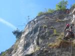 Rebr&iacute;kov&aacute; ferrata Amicizia nad jazerom Garda